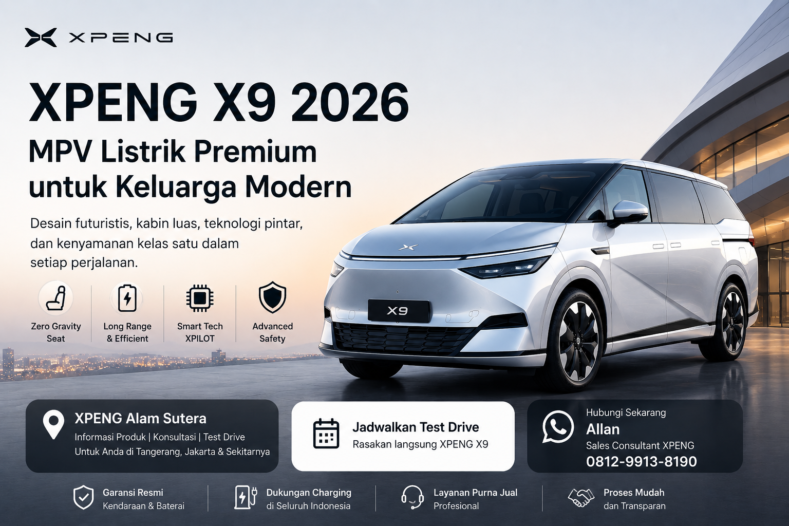 Mobil Xpeng X9
